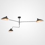 Потолочная люстра TEBES L3 Black ImperiumLoft 219314-23