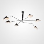 Потолочная люстра TEBES L6 Black ImperiumLoft 219317-23