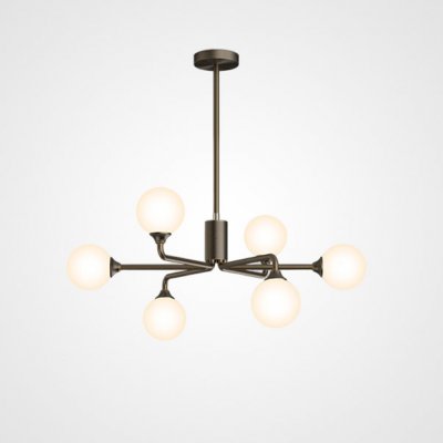 Потолочная люстра PROTON L6 Black ImperiumLoft 219323-23