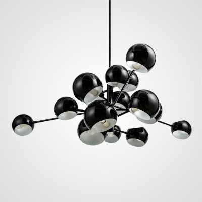 Дизайнерская люстра Kopra Burst L15 Black ImperiumLoft 219340-26