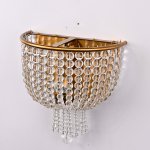Бра JACQUELINE WHITE SCONCE brass ImperiumLoft 219343-22