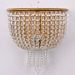 Бра JACQUELINE WHITE SCONCE brass ImperiumLoft 219343-22