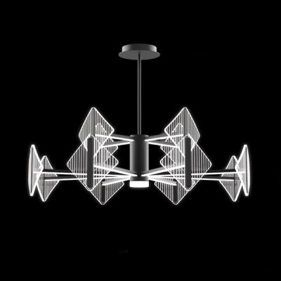 Потолочная люстра KEEN L12 Black ImperiumLoft 219455-23