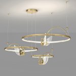 Подвесная люстра BIRDIE LUX 3R Brass ImperiumLoft 219607-23