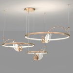 Подвесная люстра BIRDIE LUX 3R Rose Gold ImperiumLoft 219608-23
