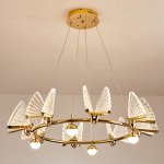 Подвесная люстра AMELIS LUX D83 Transparent Трехцветный свет ImperiumLoft 219653-23