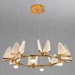 Подвесная люстра AMELIS LUX D83 Transparent 4000К ImperiumLoft 219654-23