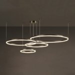 Подвесная люстра CRUISE BLACK LUX D60+80+100+120 ImperiumLoft 219686-23