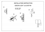 Светильник бра с выключателем Odeon light 2197/1W ATOLO