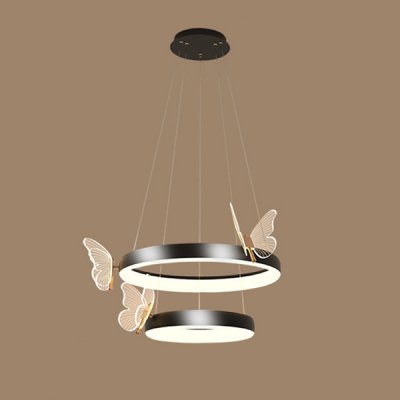 Подвесная люстра BABETTA D B D40+60 Black ImperiumLoft 219757-23