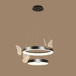 Подвесная люстра BABETTA D B D40+60 Black ImperiumLoft 219757-23