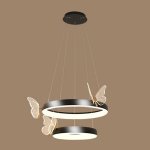 Подвесная люстра BABETTA D B D60+80 Black ImperiumLoft 219758-23