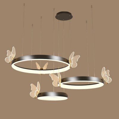 Подвесная люстра BABETTA D E Black ImperiumLoft 219761-23