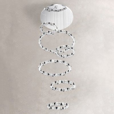 Подвесная люстра ALEKSANDRIN D50+60+80+50+100+50 ImperiumLoft 219766-23