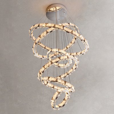 Подвесная люстра ALEKSANDRIN D40+60+80+50+120+100 ImperiumLoft 219767-23