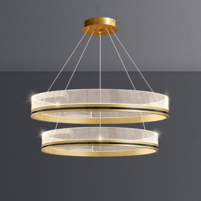 Подвесная люстра DILEMMA D60+80 Brass ImperiumLoft 219825-23