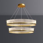 Подвесная люстра DILEMMA D60+80 Brass ImperiumLoft 219825-23