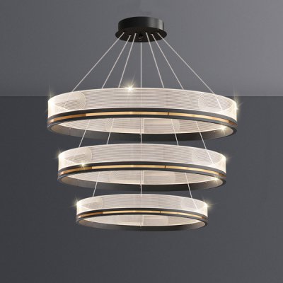 Подвесная люстра DILEMMA D40+60+80 Black ImperiumLoft 219830-23