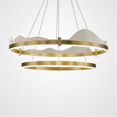 Подвесная люстра DIGNITY D60+80 Brass ImperiumLoft 220078-23