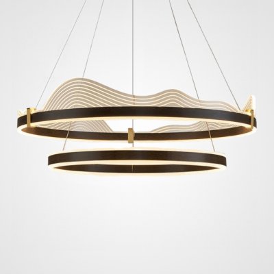 Подвесная люстра DIGNITY D60+80 Black ImperiumLoft 220080-23 Подвесная люстра DIGNITY D60+80 Black ImperiumLoft 220080-23