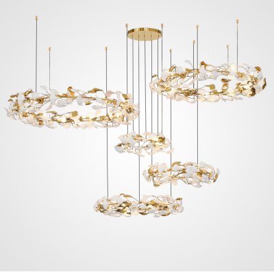 Подвесная люстра JULIETTA COMBO D60+80+100+120+140 ImperiumLoft 220288-23