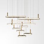 Подвесная люстра GEDEON D40+40+40+40+40+60+60+80+80+80 ImperiumLoft 220301-23