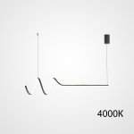 Подвесной светильник DAMARIS L70 Black 4000К ImperiumLoft 220349-23