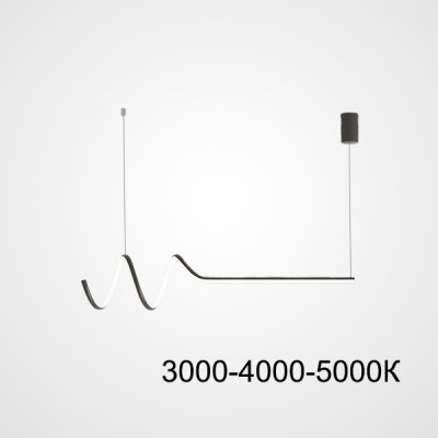 Подвесной светильник DAMARIS L70 Black Трехцветный свет ImperiumLoft 220350-23