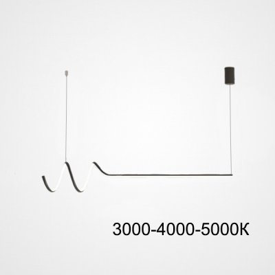 Подвесной светильник DAMARIS L90 Black Трехцветный свет ImperiumLoft 220352-23