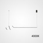 Подвесной светильник DAMARIS L120 Black 4000К ImperiumLoft 220353-23