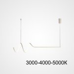 Подвесной светильник DAMARIS L70 White Трехцветный свет ImperiumLoft 220356-23