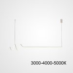 Подвесной светильник DAMARIS L120 White Трехцветный свет ImperiumLoft 220360-23