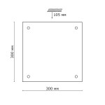 Светильник светодиодный Сонекс 2204/CL OMAKA 28Вт