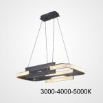 Подвесной светильник LOUELLA  A L77 Black Трехцветный свет ImperiumLoft 220405-23