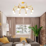 Потолочная люстра LES COLOR D95 Green ImperiumLoft 220507-23