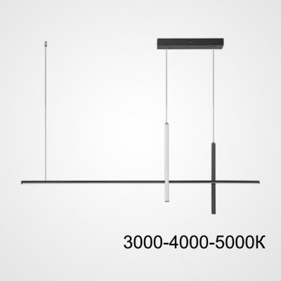 Подвесной светильник SQUIRREL L100 Black Трехцветный свет ImperiumLoft 220663-23