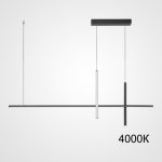 Подвесной светильник SQUIRREL L120 Black 4000К ImperiumLoft 220665-23