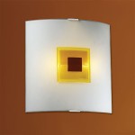 Светильник Сонекс 2206 хром/желтый Gora