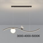 Подвесной светильник BABETTA WAVE Black Трехцветный свет ImperiumLoft 220764-23