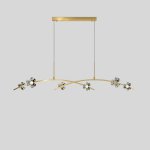 Подвесной светильник CAMILIA ARC L120 Brass ImperiumLoft 220808-23