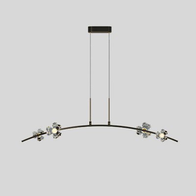 Подвесной светильник CAMILIA ARC L100 Black ImperiumLoft 220809-23 Подвесной светильник CAMILIA ARC L100 Black ImperiumLoft 220809-23