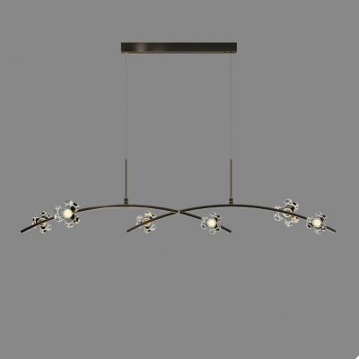 Подвесной светильник CAMILIA ARC L120 Black ImperiumLoft 220810-23