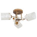 Светильник ЭкономСвет 2208LM/3FGD+BR WT