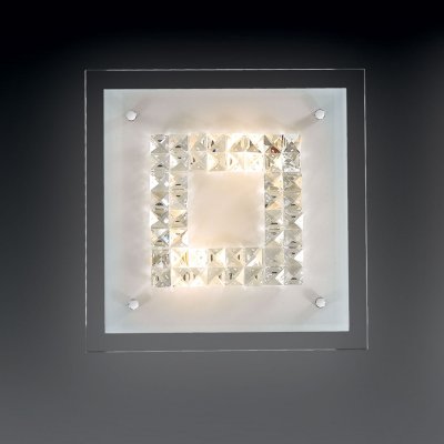 Светильник Сонекс 2208 Sirius белый/хрусталь