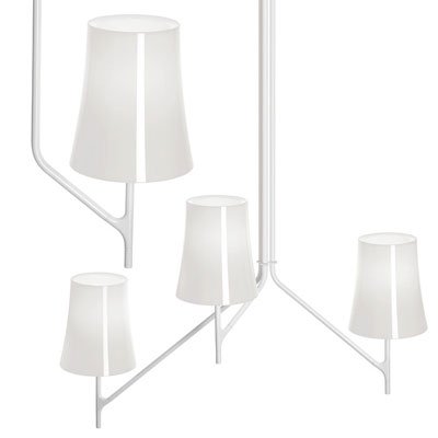 Потолочный светильник Foscarini BIRDIE 1 Белый Потолочный светильник Foscarini BIRDIE 1 Белый