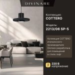 Подвесной светильник Divinare COTTERO 2213/06 SP-5
