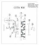 Светильник настенный бра Odeon light 2214/3w RATTA