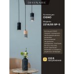 Подвесной светильник Divinare CIGNO 2214/05 SP-5
