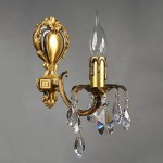 Светильник бра Ambiente 2226/1 AB New Leaf