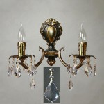 Светильник бра Ambiente 2226/2 PB New Leaf